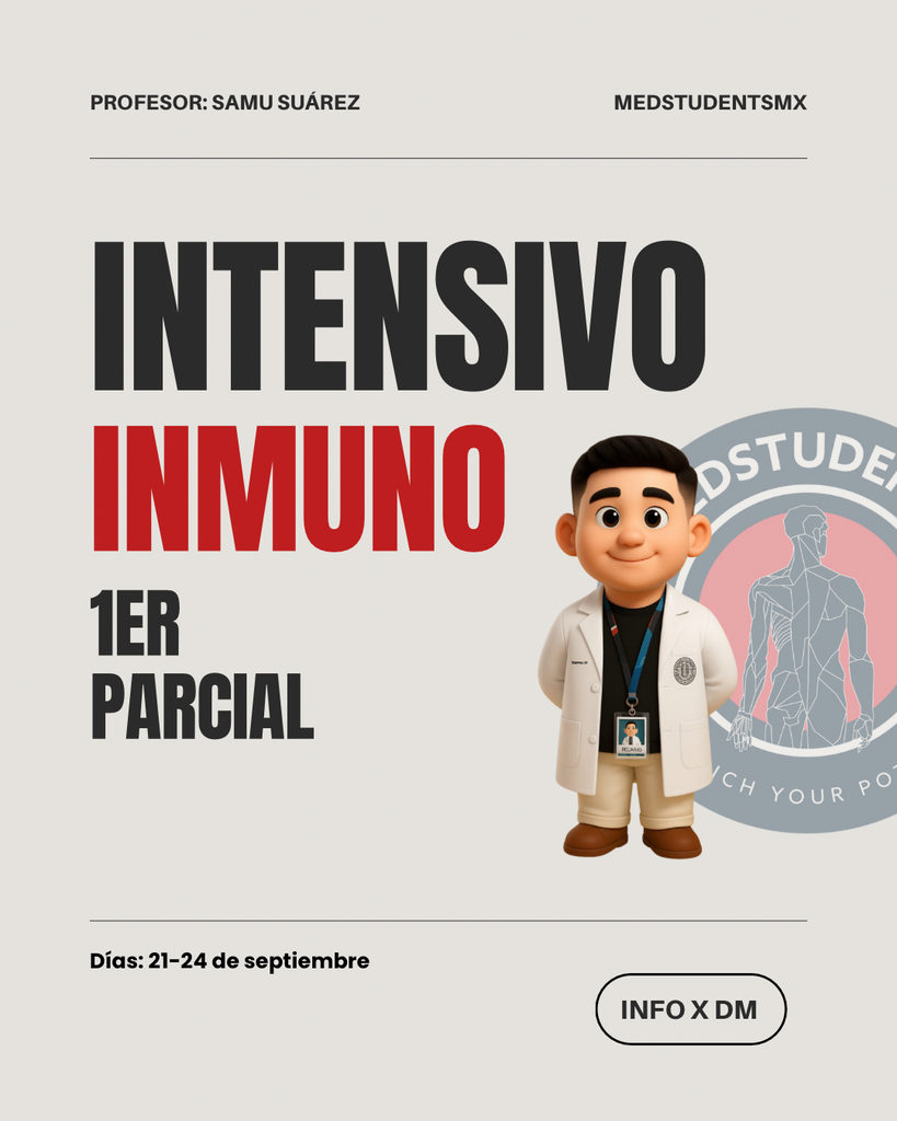 INMUNOLOGÍA INTENSIVO 1ER PARCIAL -  Samu